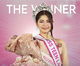 Sunday and Pinky crowned Miss and Mister Teen Laos 2025