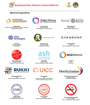 tobacco control alliance Vientiane Times